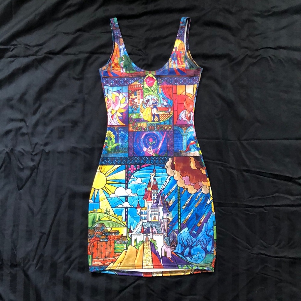 BlackMilk Tale As Old As Time Bodycon size XXS